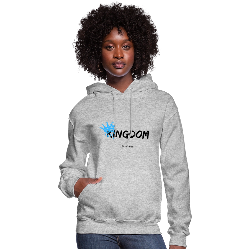 Kingdom Business - Women's Hoodie - heather gray