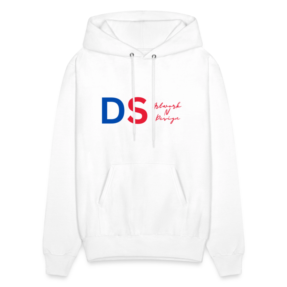 DS Artwork N Design - Men's Hoodie red and blue - white