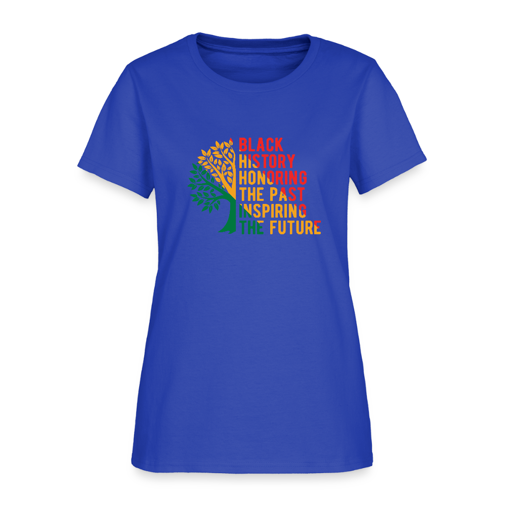 Black History - Women's T-Shirt - royal blue