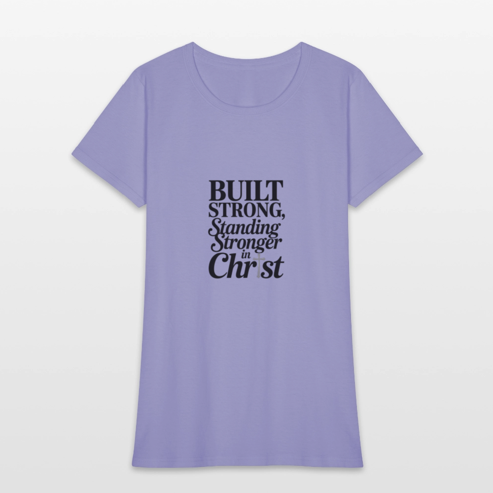 Strong in Christ - Women's T-Shirt - lavender