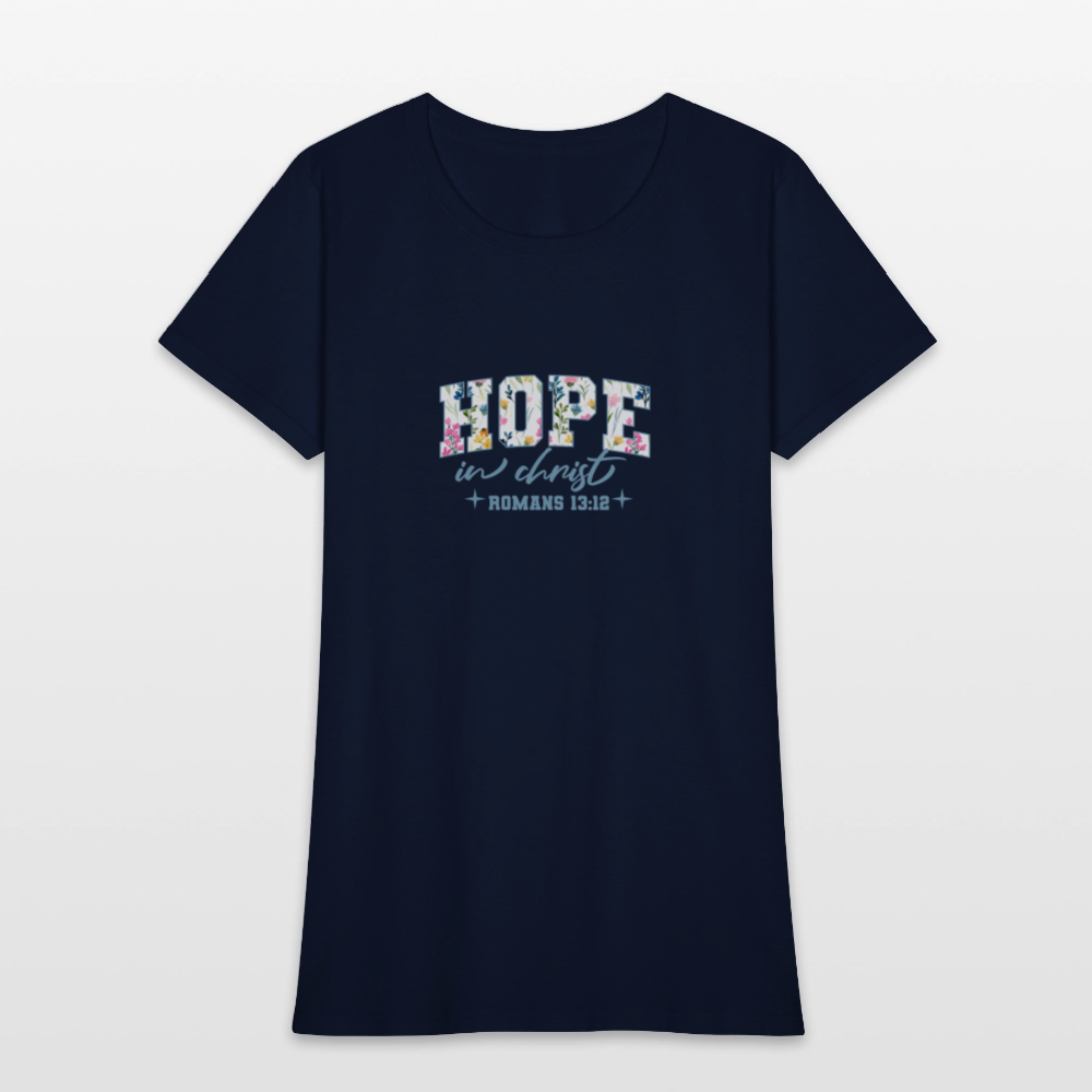 Hop in Christ - Women's T-Shirt - navy