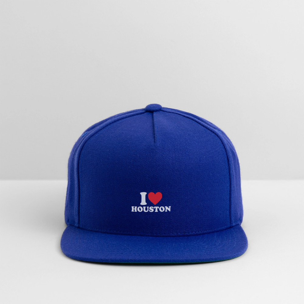 I Love Houston - Snapback Cap - royal blue