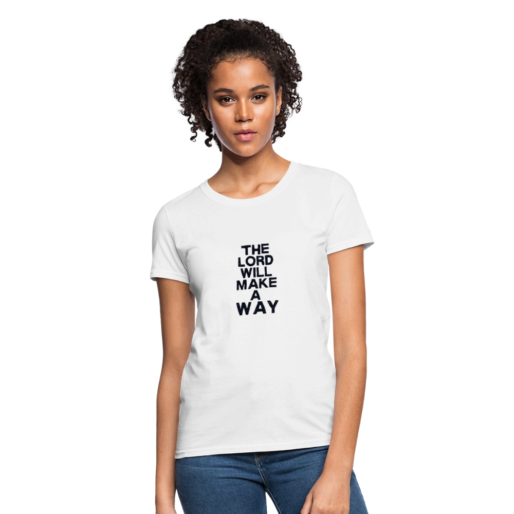 The Lord will make a way - Women's T-Shirt - white