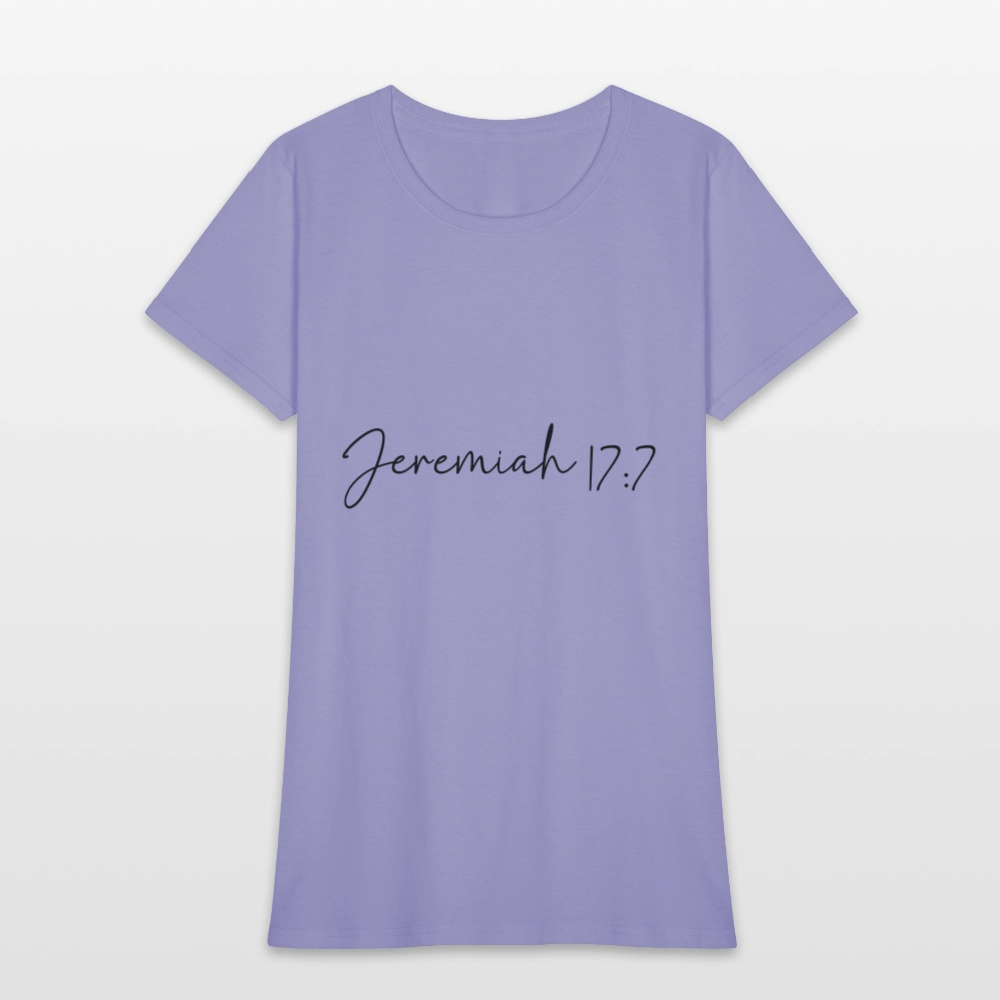 Jeremiah 17:7 - Women's T-Shirt - lavender