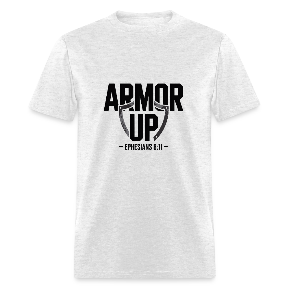 Armor Up - men's t-shirt - light heather gray