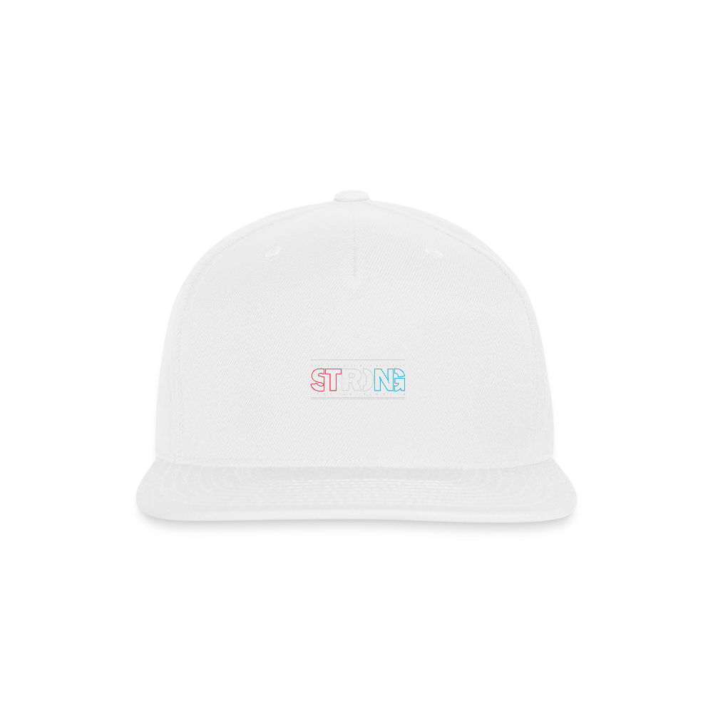 Stay Strong - Snapback Baseball Cap - white
