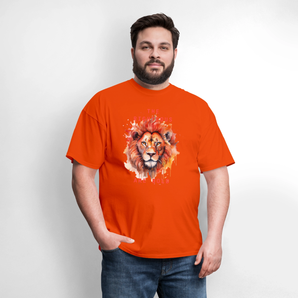 Bold Lion - Men's T-Shirt - orange