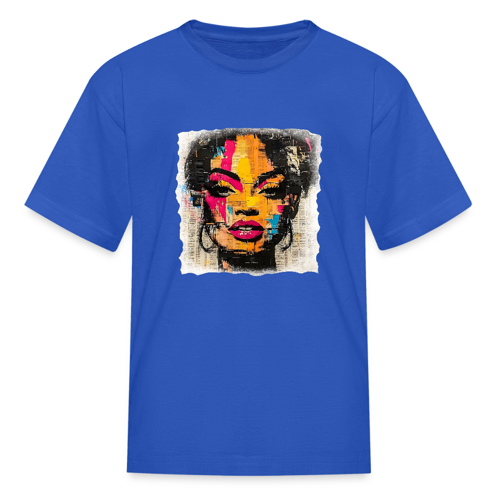 Pop Culture Woman 2 - Kids' T-Shirt - royal blue