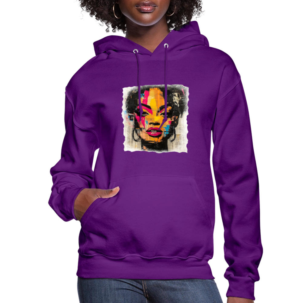 Pop Culture Woman 2 - Women's Hoodie - purple