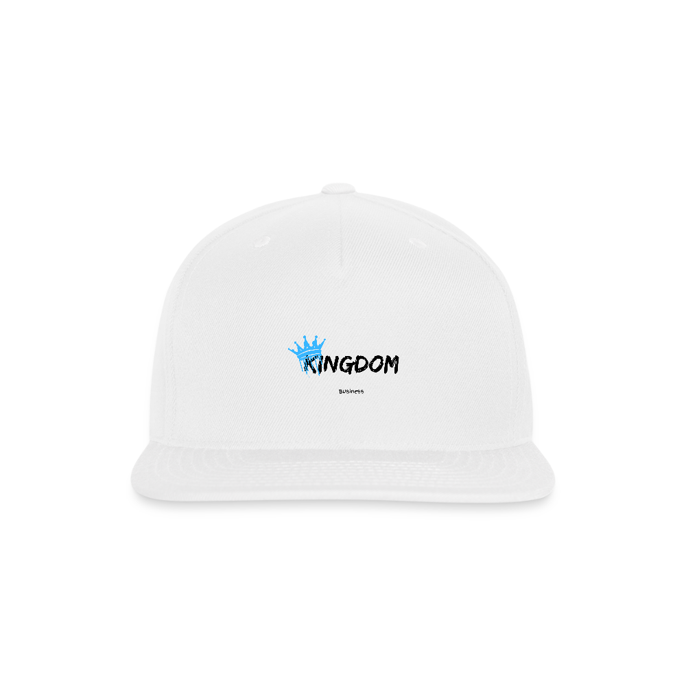 Kingdom Business - Snapback Baseball Cap - white