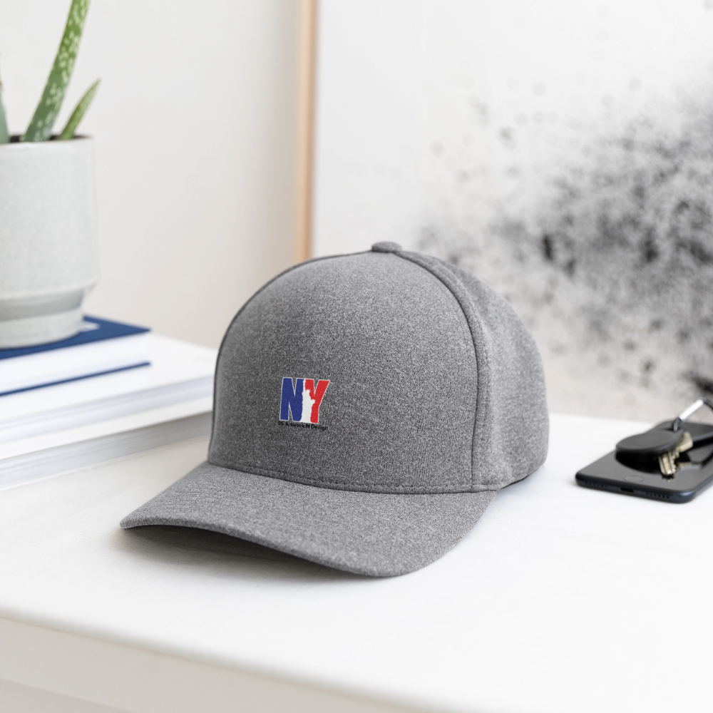 NY - Baseball Cap - light heather gray