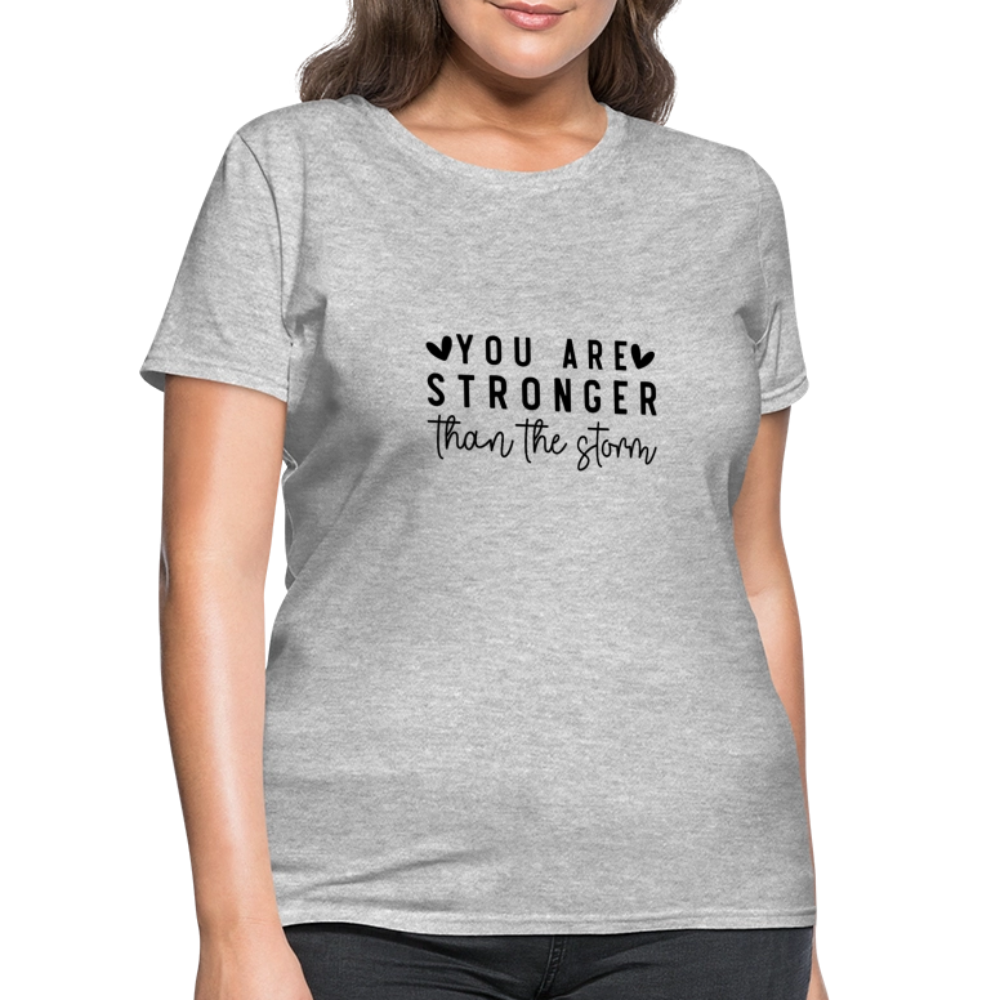 You are Strong - Women's T-Shirt - heather gray