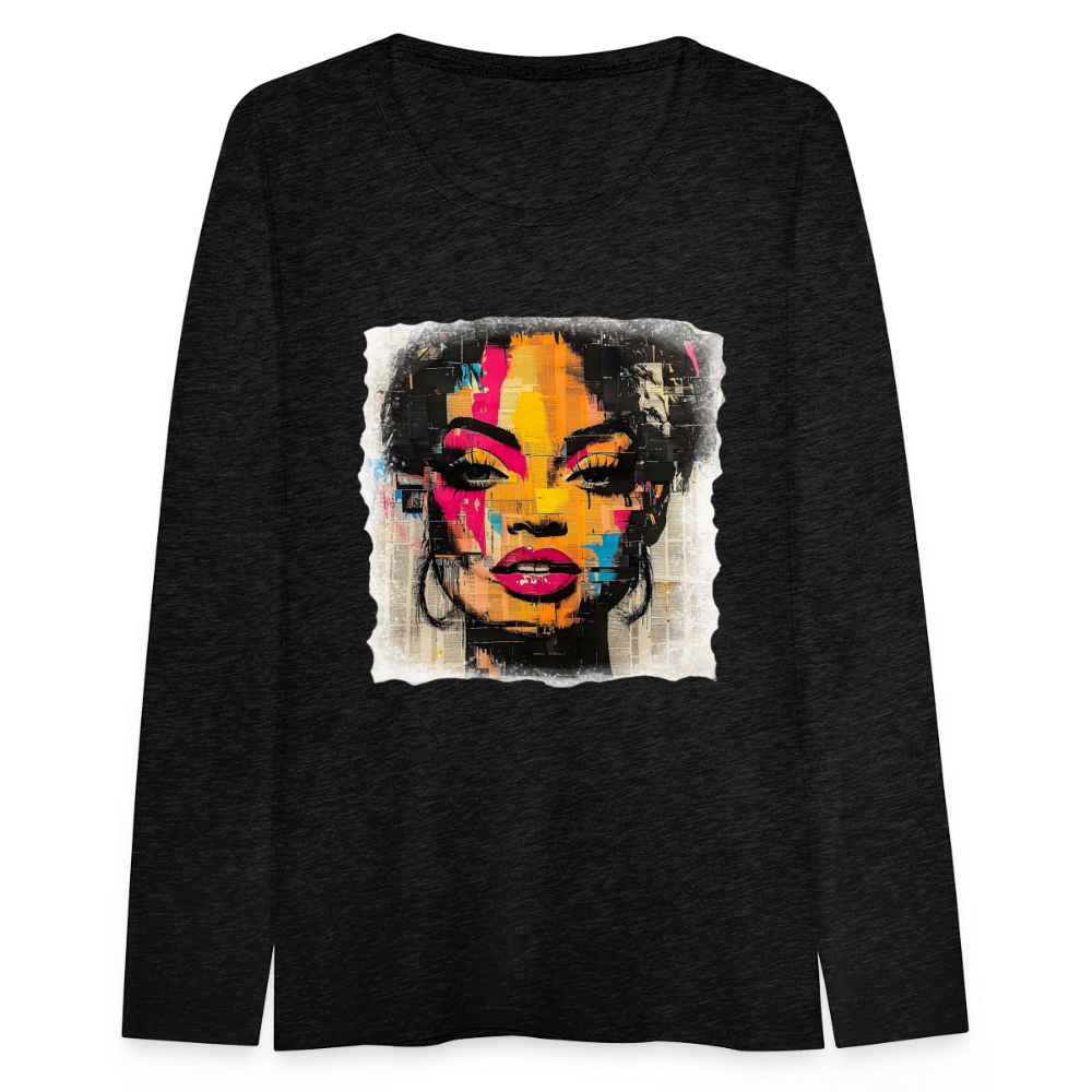 Pop Culture Women-2- Long Sleeve T-Shirt - charcoal grey