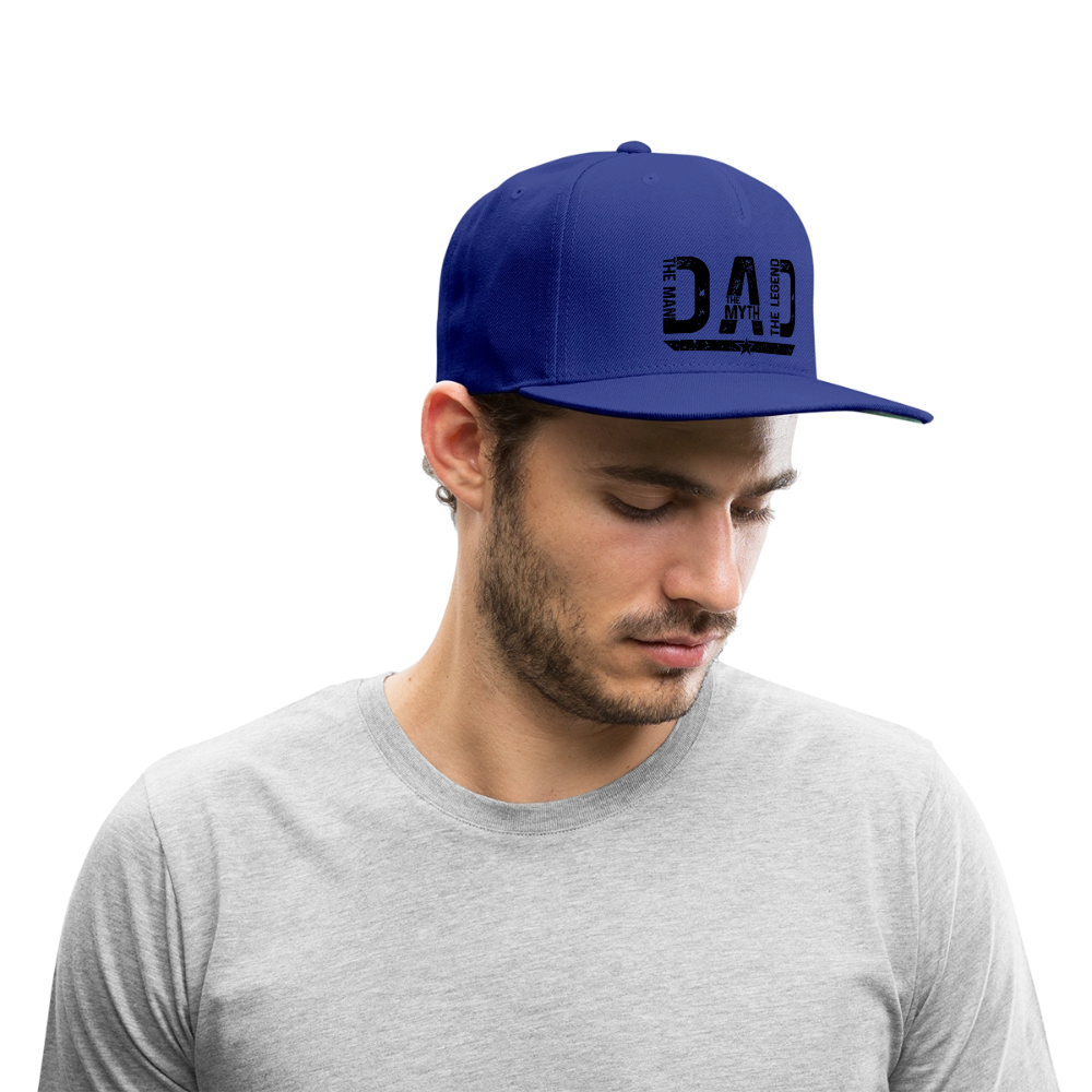 The Legend - Snapback Baseball Cap - royal blue