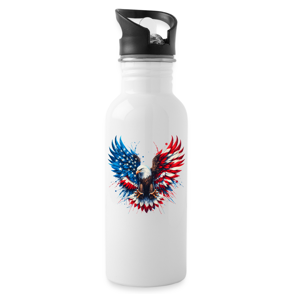 Patriot Eagle - Water Bottle - white