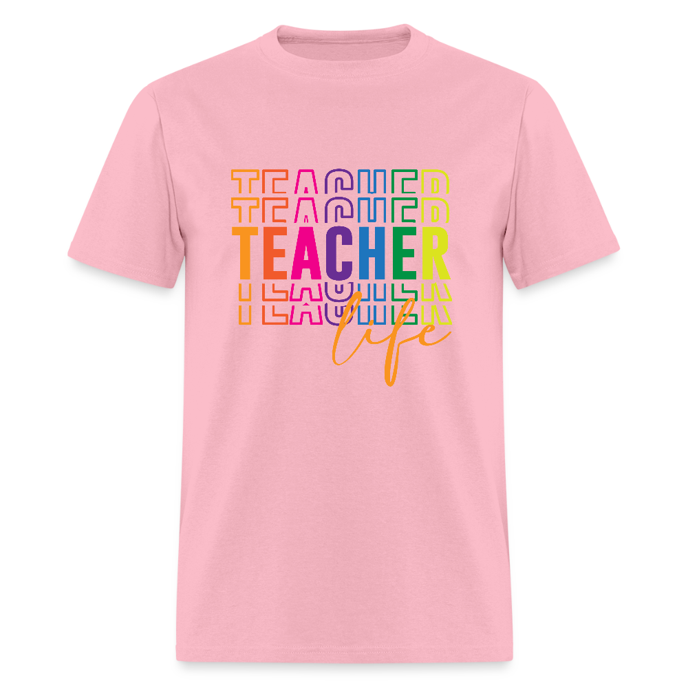 Teacher Life - T-Shirt - pink