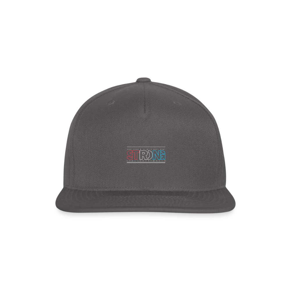 Stay Strong - Snapback Baseball Cap - dark grey