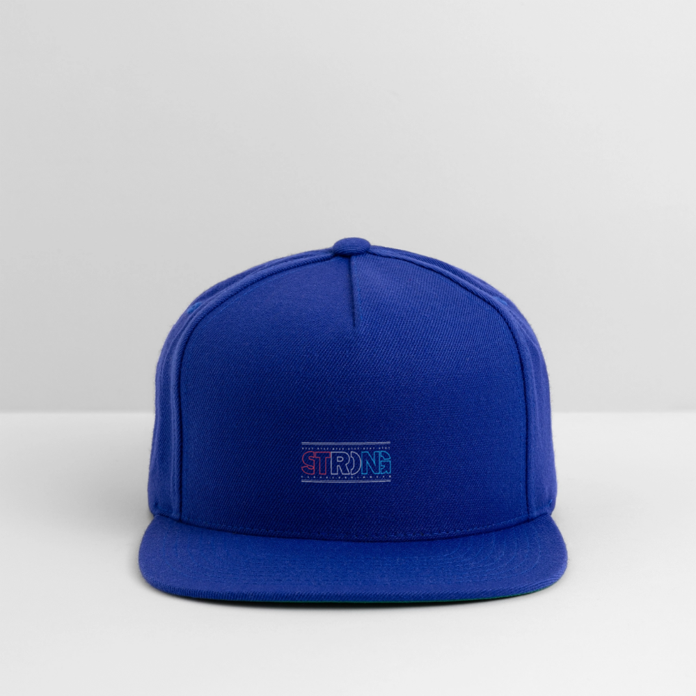 Stay Strong - Snapback Baseball Cap - royal blue