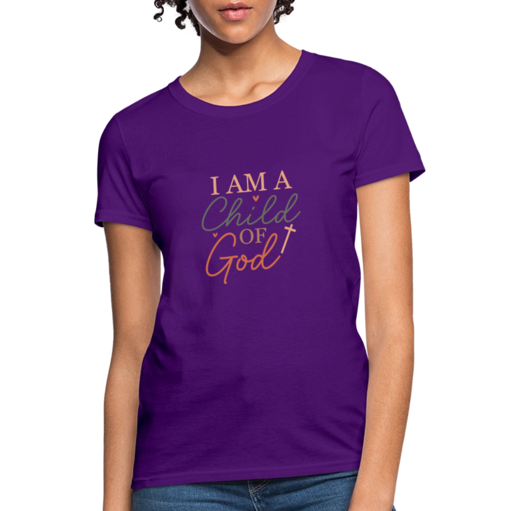 Child of God - Women's T-Shirt - purple