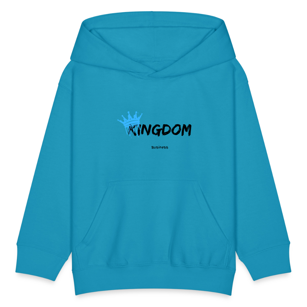 Kingdom Business - Kids' Hoodie - turquoise