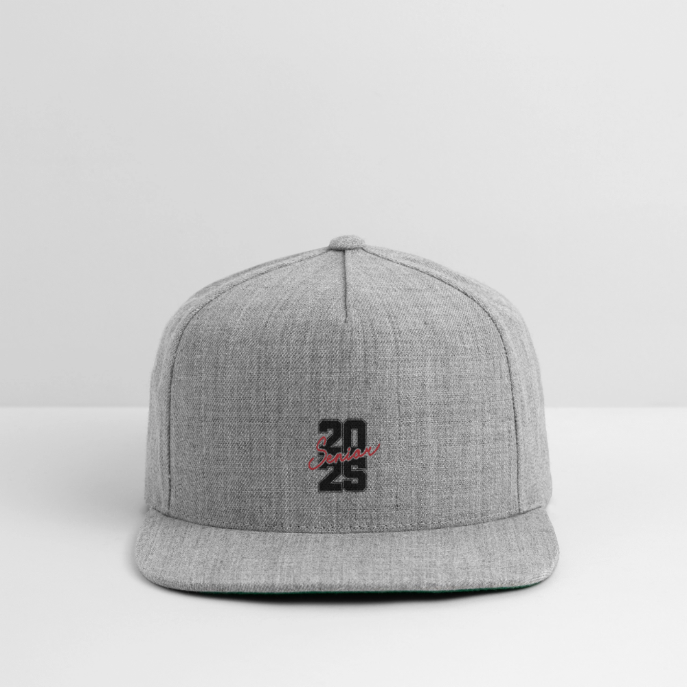 Senior 2025 - Snapback Cap - heather gray
