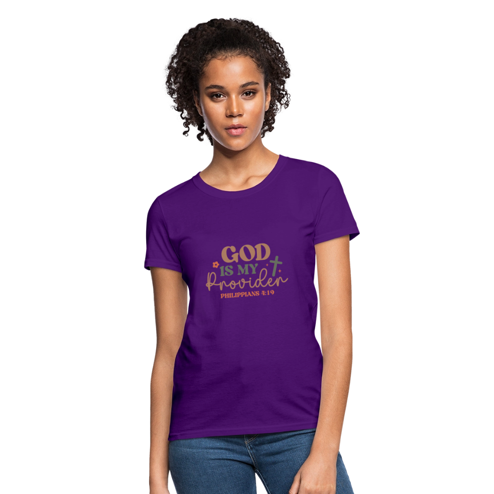 God my Provider - Women's T-Shirt - purple