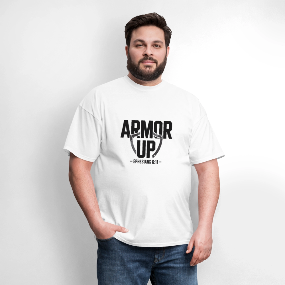 Armor Up - men's t-shirt - white