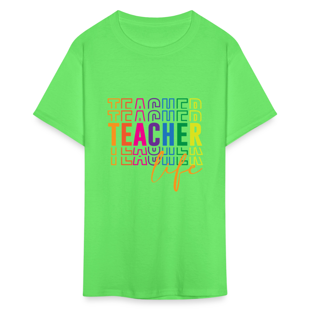 Teacher Life - T-Shirt - kiwi