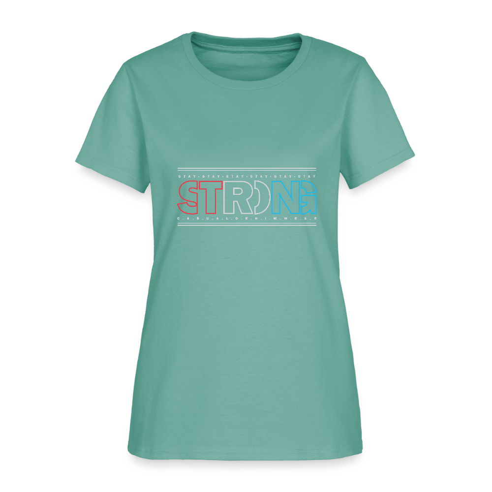 Stay Strong - Women's T-Shirt - aquatic