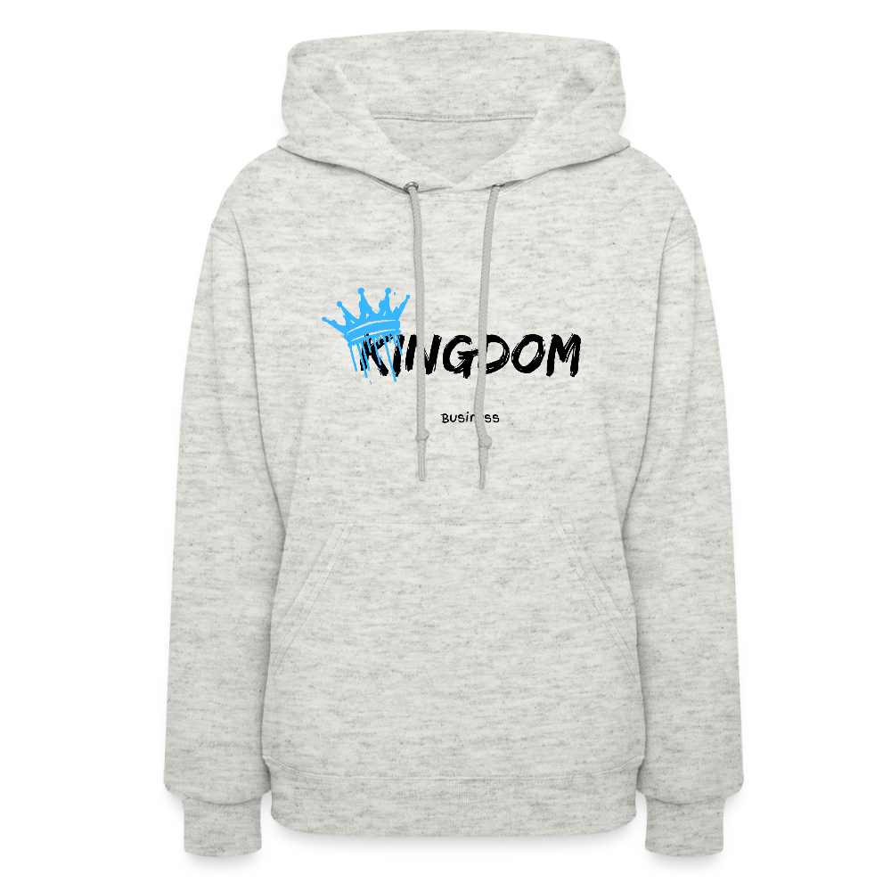 Kingdom Business - Women's Hoodie - heather oatmeal