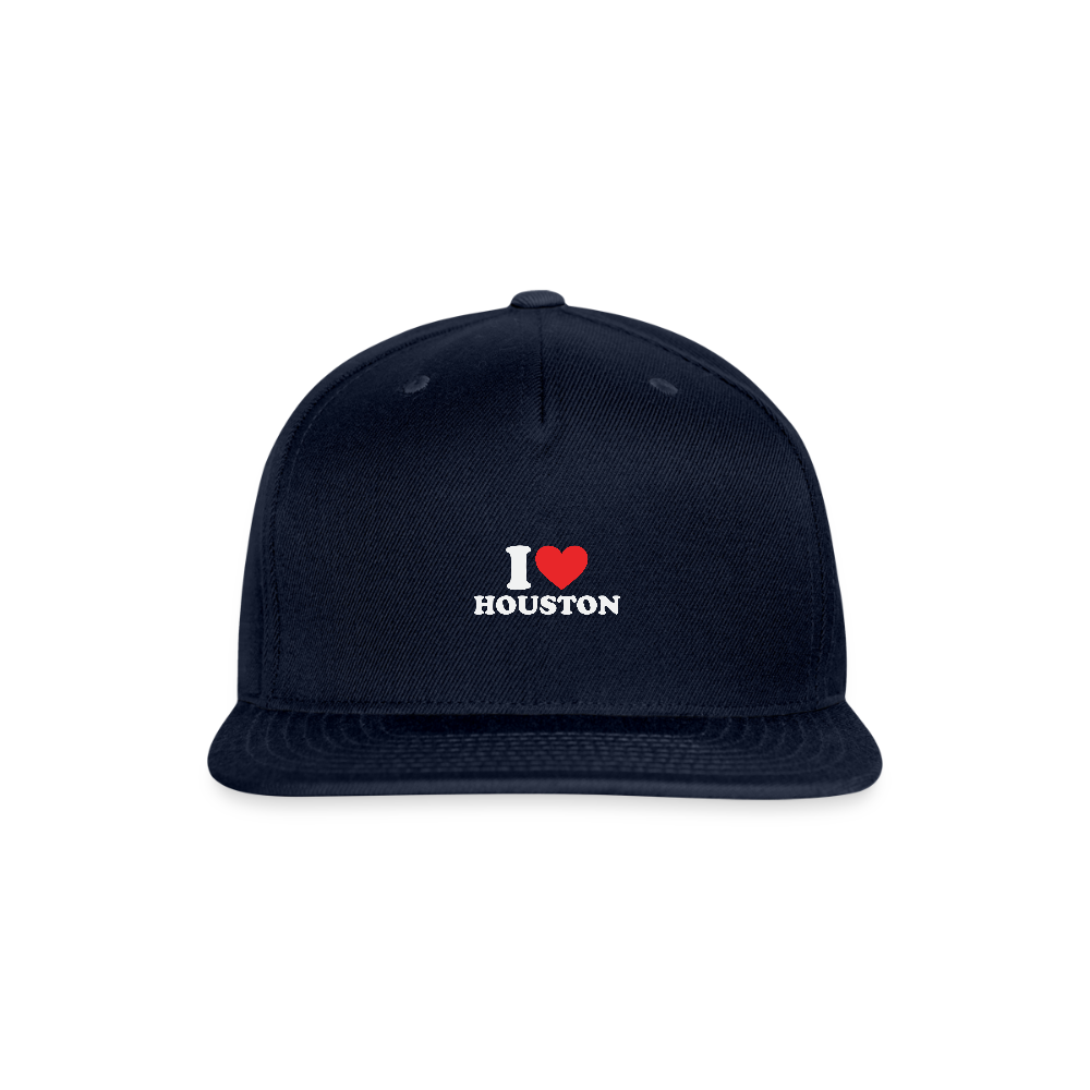 I Love Houston - Snapback Cap - navy