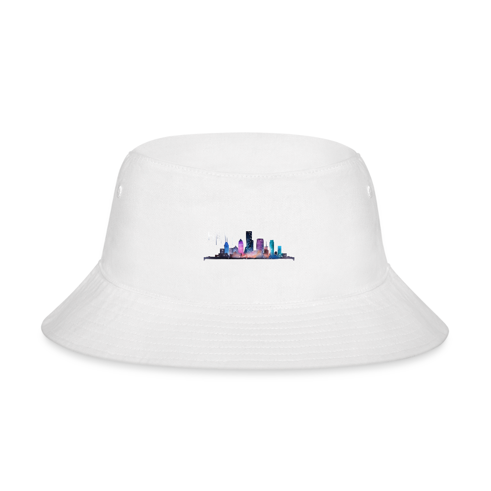 H-town Skyline - Bucket Hat - white