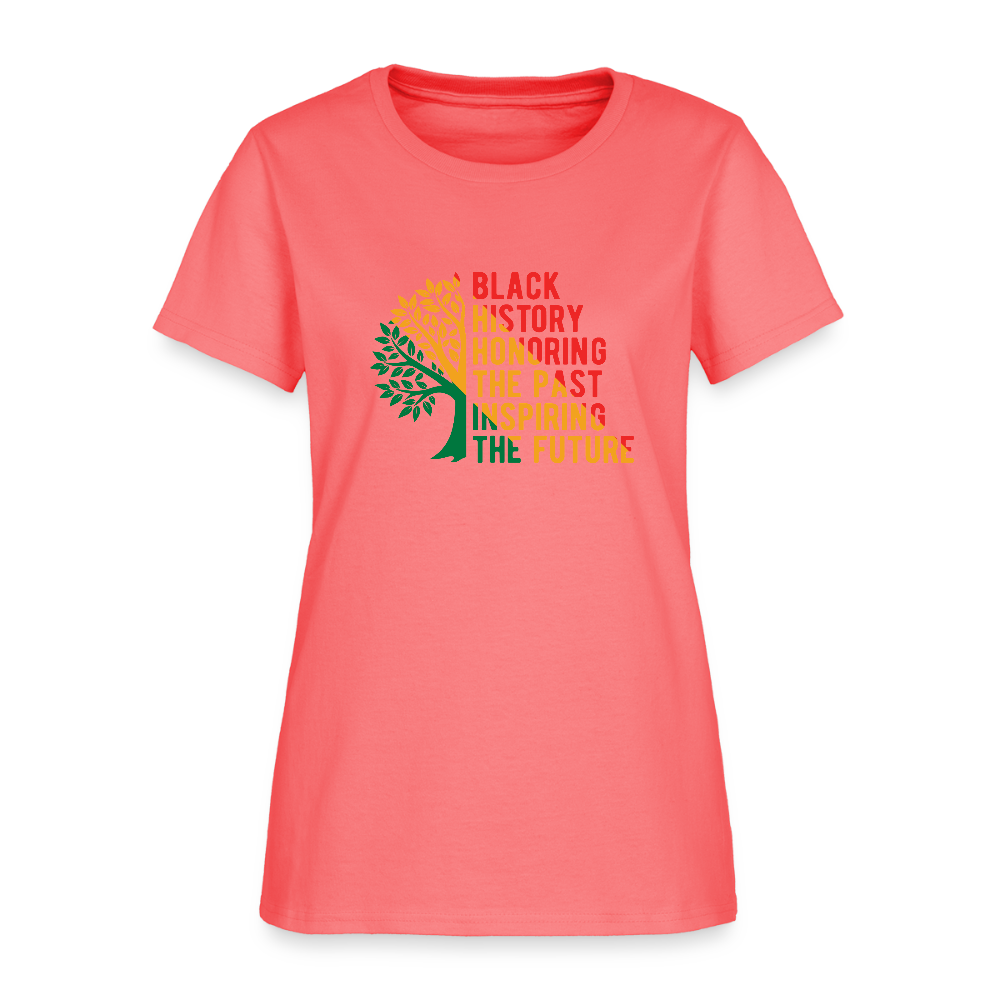 Black History - Women's T-Shirt - coral