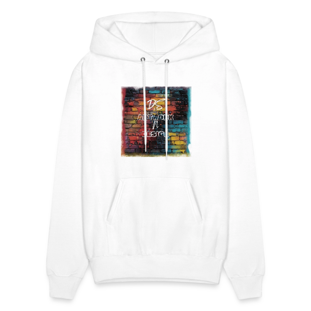 Brick Wall Art - Men's Hoodie - white