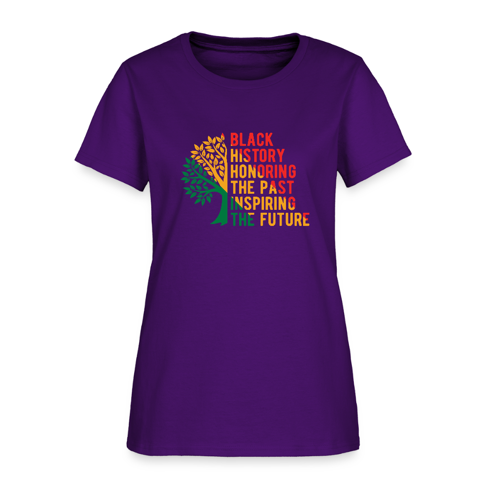 Black History - Women's T-Shirt - purple