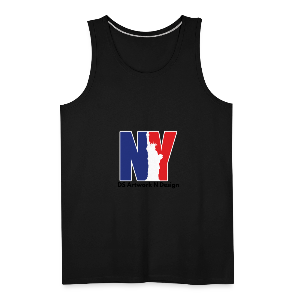 NY - Men’s Premium Tank - black