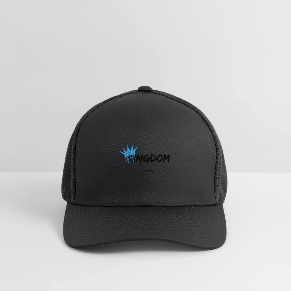 Kingdom Business - Flexfit Fitted Baseball Cap - charcoal