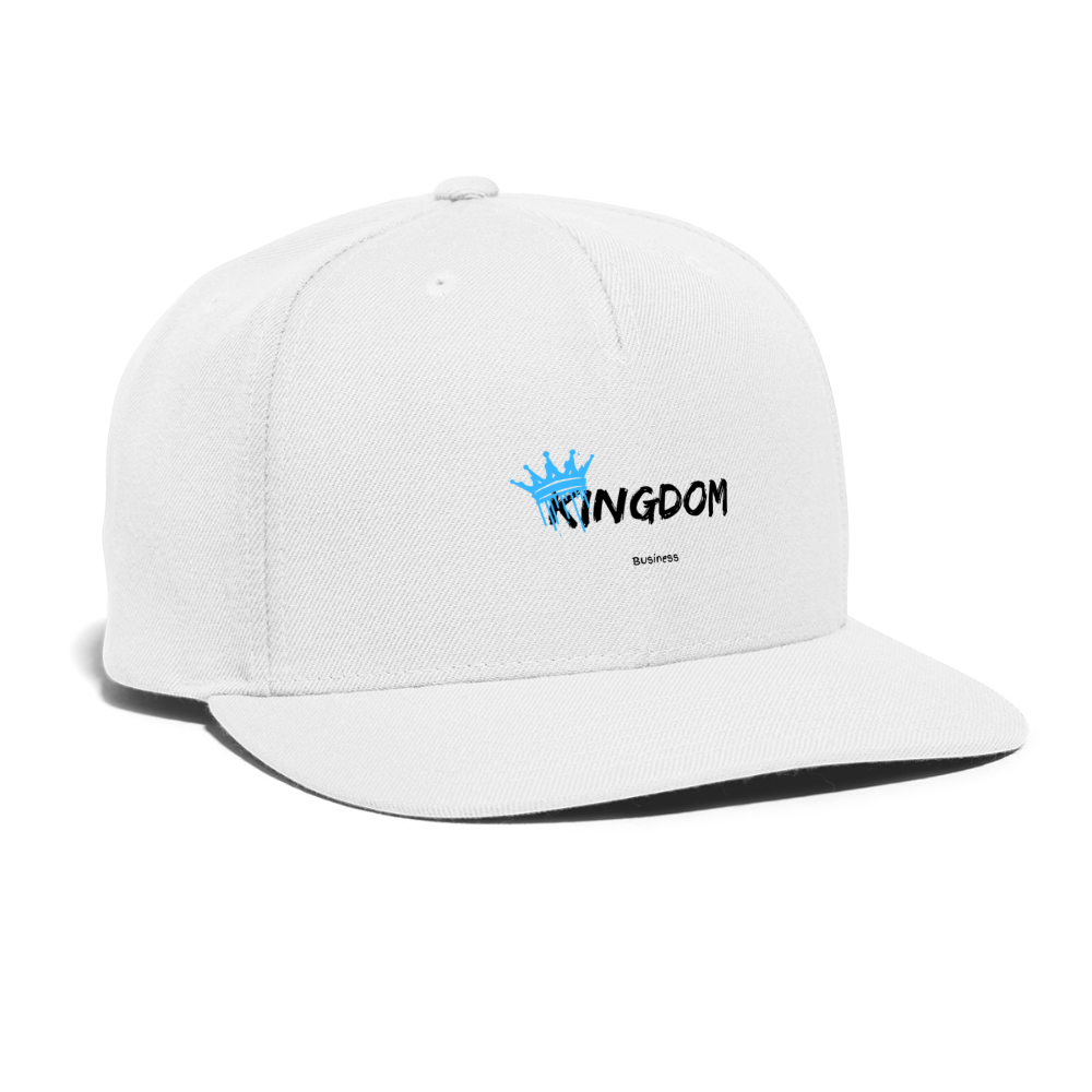 Kingdom Business - Snapback Baseball Cap - white