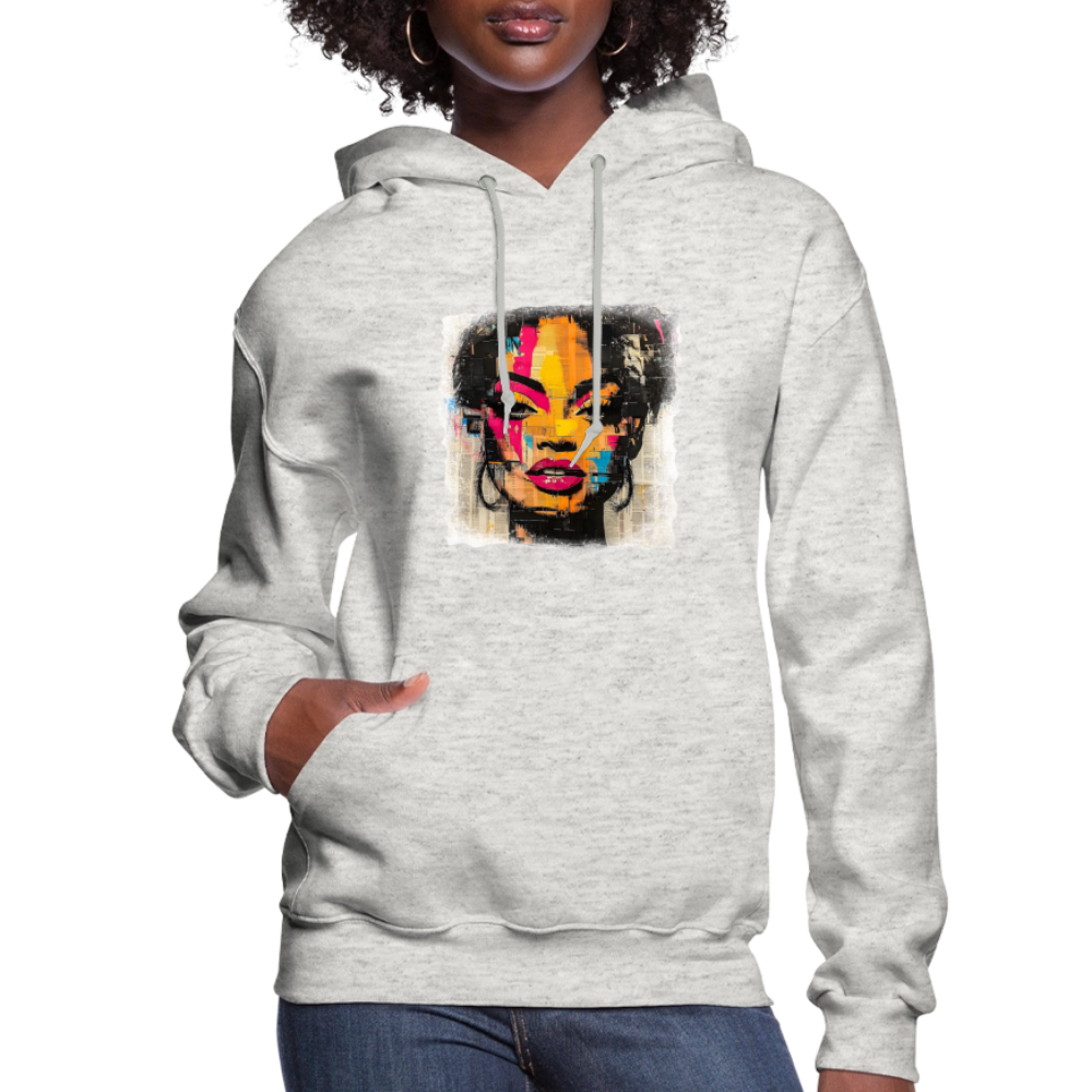 Pop Culture Woman 2 - Women's Hoodie - heather oatmeal