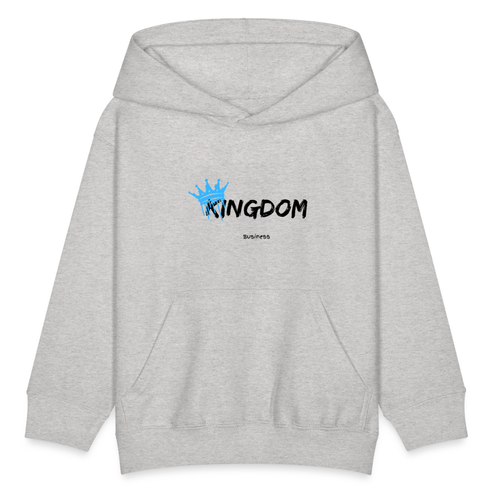 Kingdom Business - Kids' Hoodie - heather gray