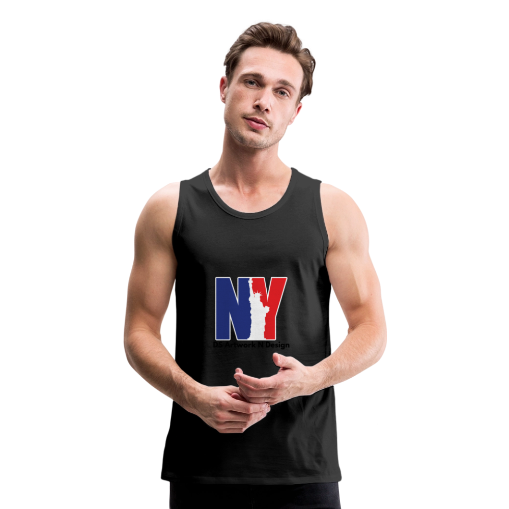 NY - Men’s Premium Tank - black