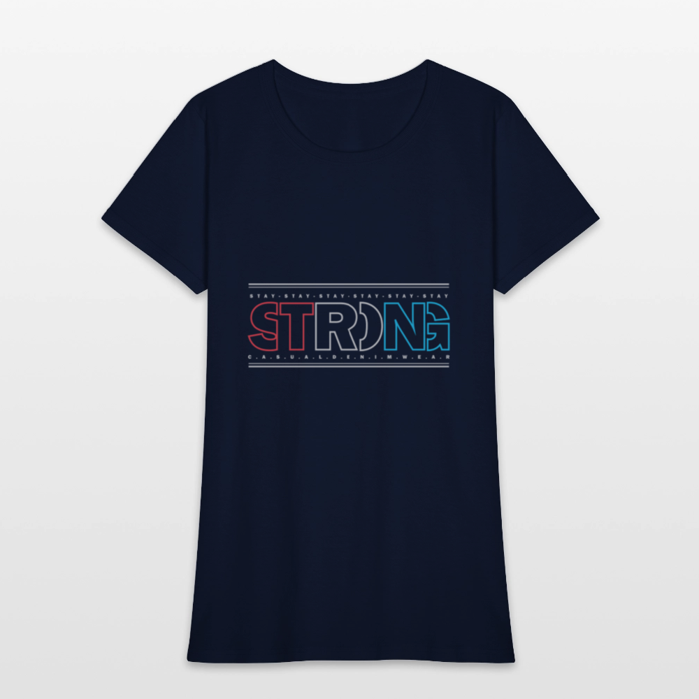 Stay Strong - Women's T-Shirt - navy