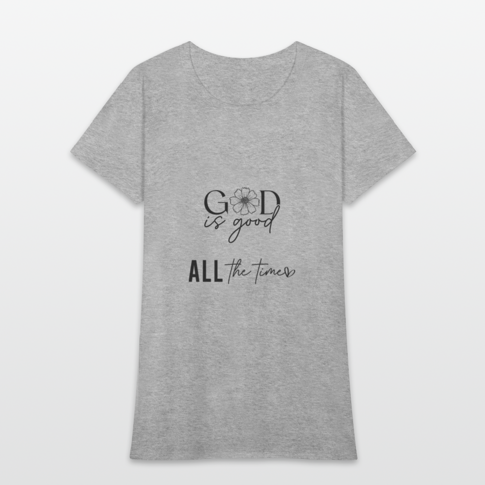 God is Good-Women's short Sleeve T-Shirt - heather gray