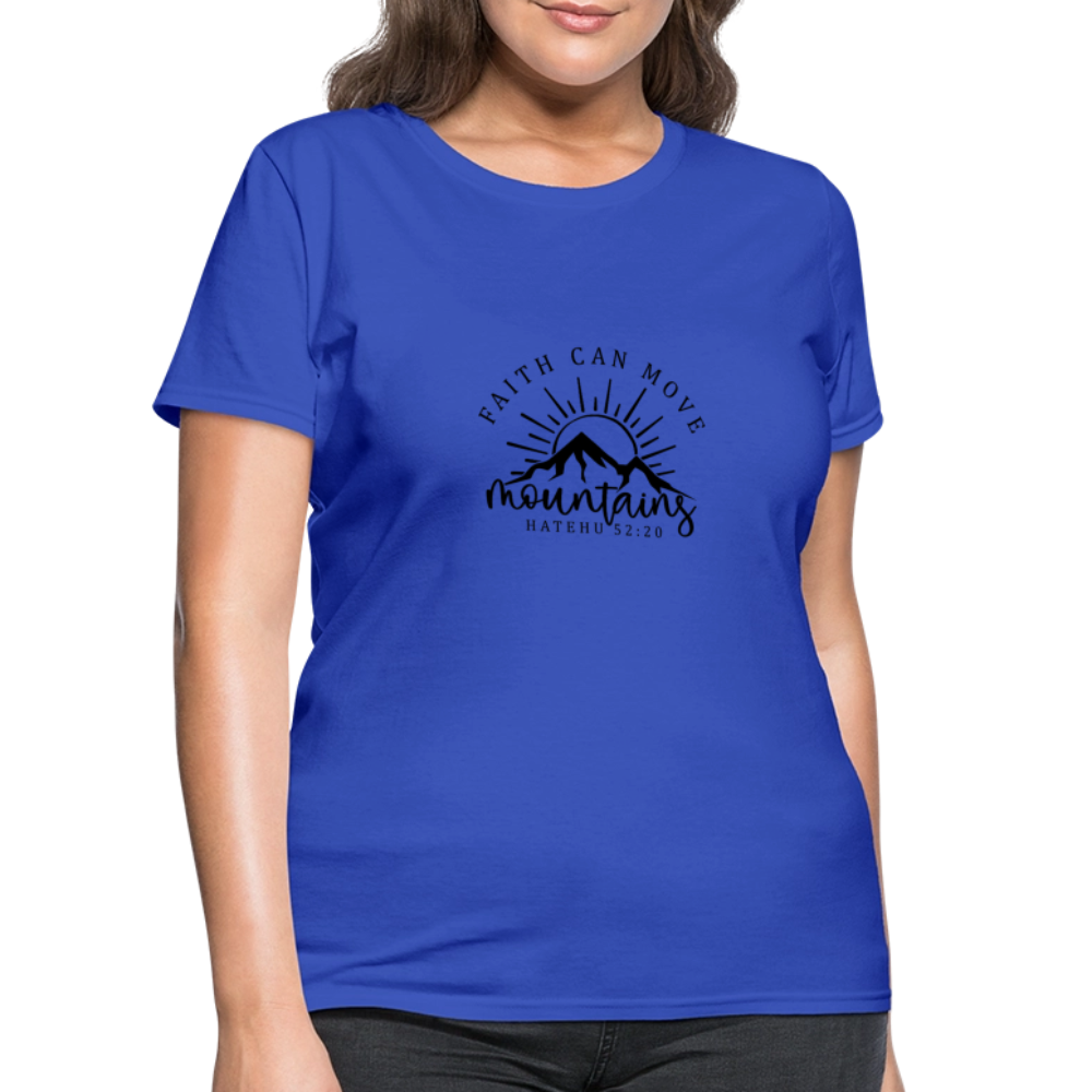 Faith Can - Women's T-Shirt - royal blue