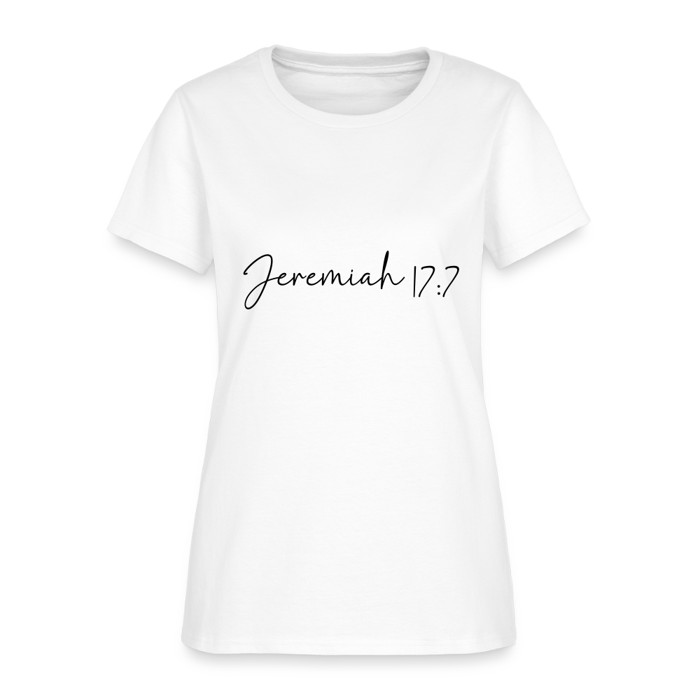 Jeremiah 17:7 - Women's T-Shirt - white