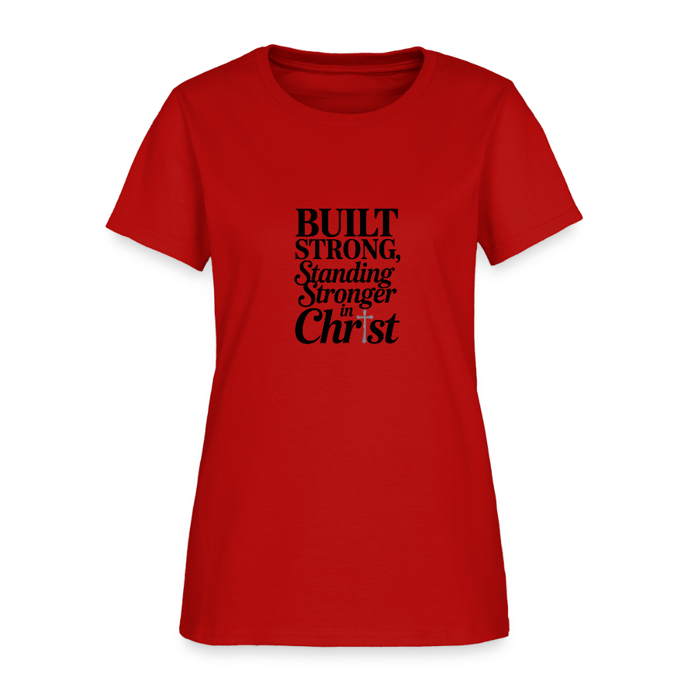 Strong in Christ - Women's T-Shirt - red
