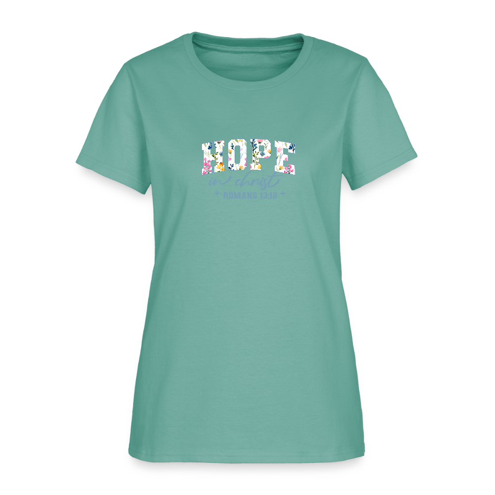 Hop in Christ - Women's T-Shirt - aquatic