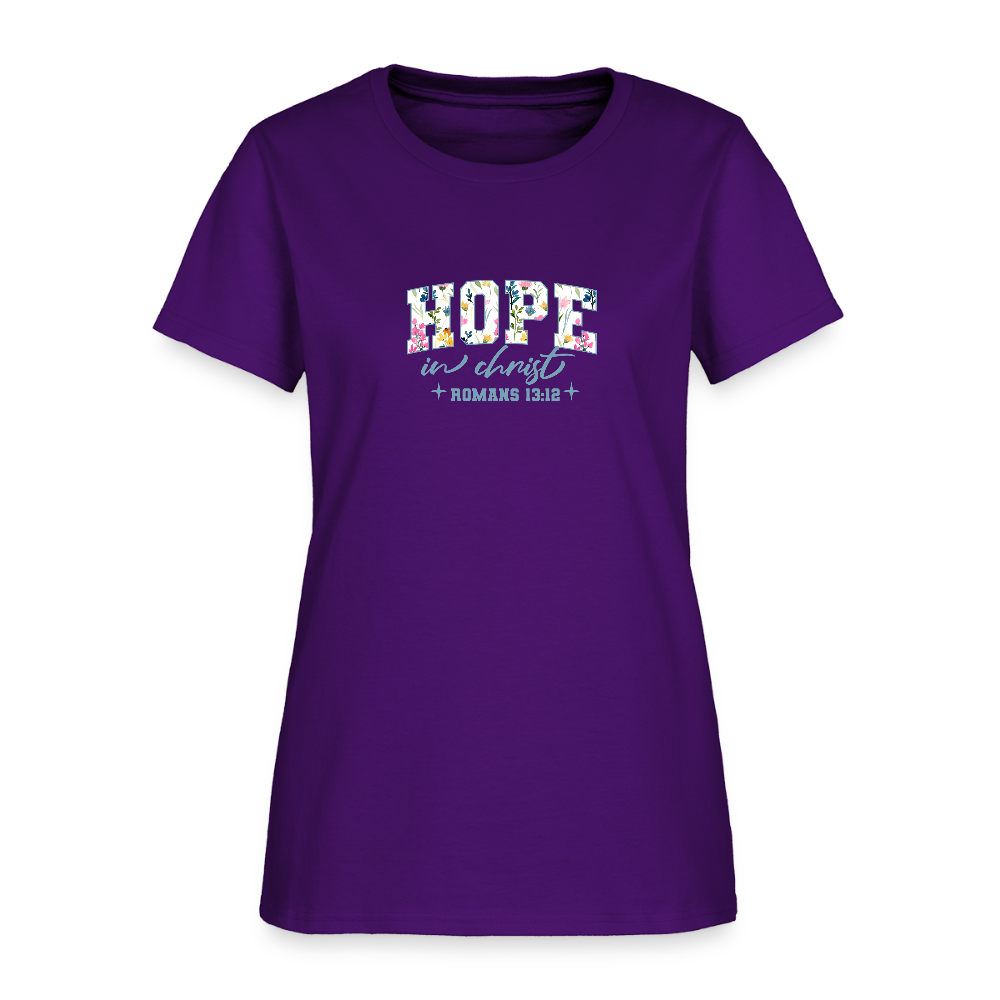 Hop in Christ - Women's T-Shirt - purple