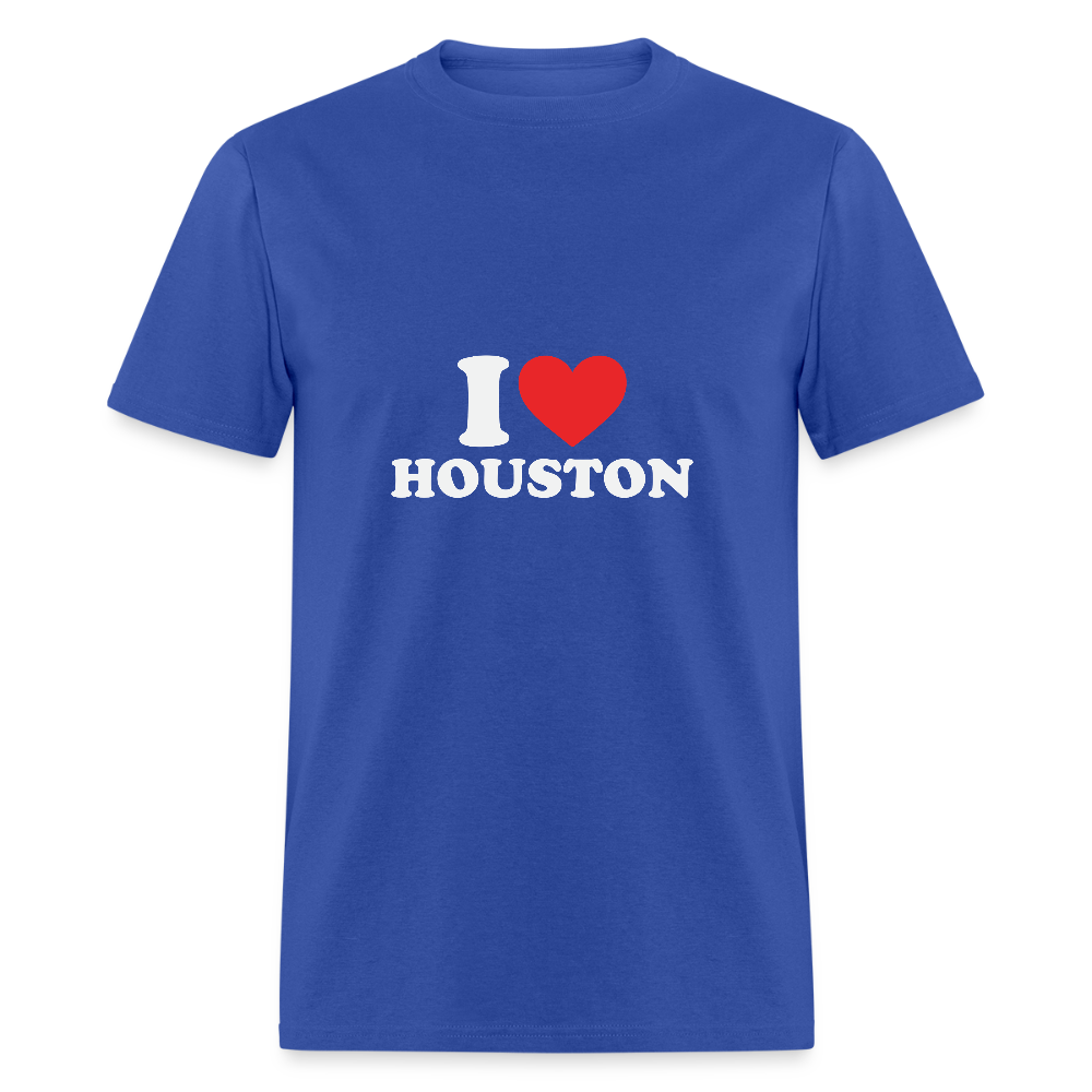 I Love Houston - Unisex T-Shirt - royal blue
