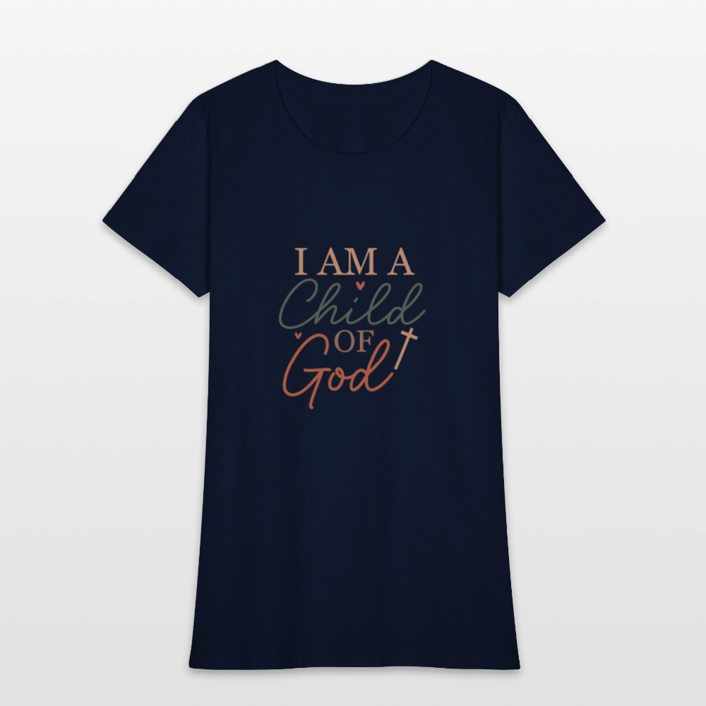 Child of God - Women's T-Shirt - navy